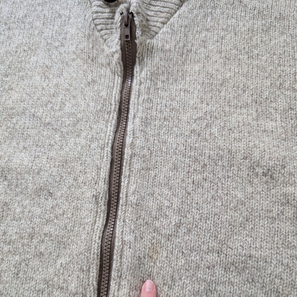 Vintage Wool Blend Zip Up Sweater - Picture 9 of 9
